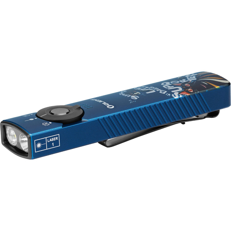 Olight Arkfeld Pro Class 3R Flashlight with LED Light, UV, and Laser (Paw Edition)