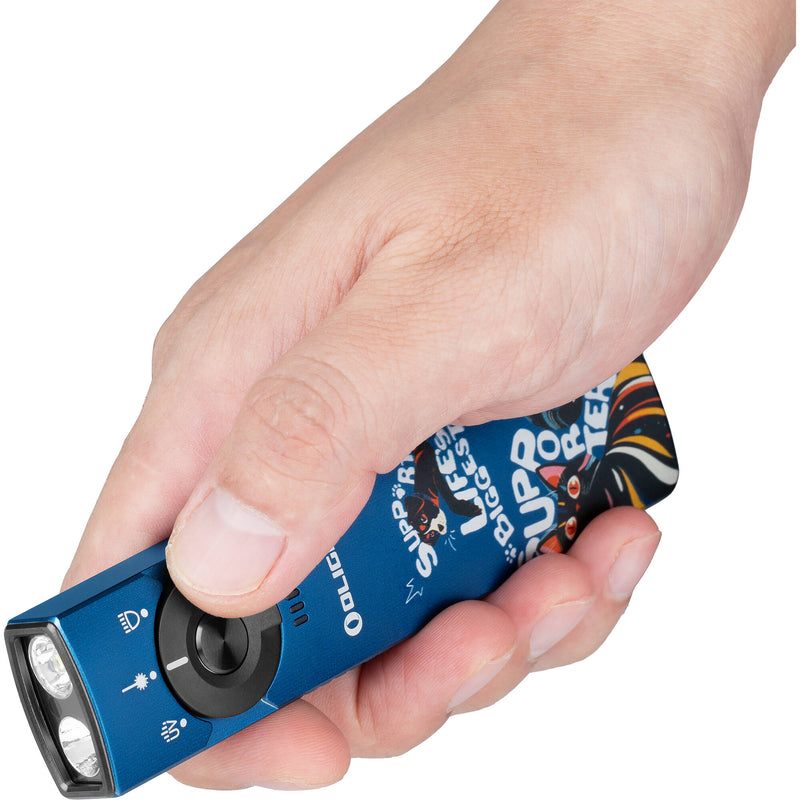Olight Arkfeld Pro Class 3R Flashlight with LED Light, UV, and Laser (Paw Edition)