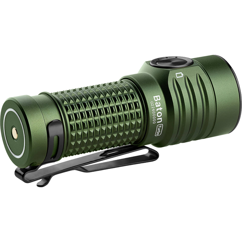 Olight Baton Turbo Rechargeable Flashlight (OD Green)