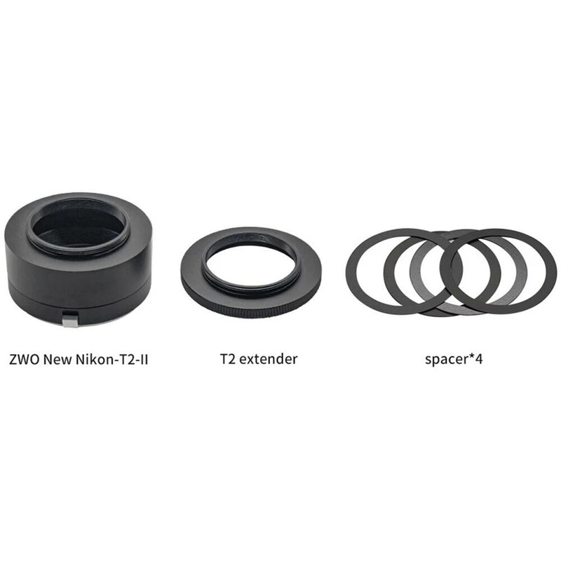ZWO Nikon T2 Adapter for Non-Full-Frame ASI Cameras