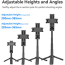 Ulanzi JJ02 Smartphone Tripod with Remote (Black)