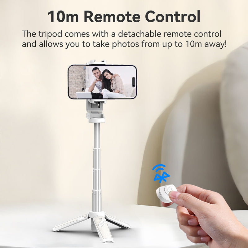 Ulanzi JJ02 Smartphone Tripod with Remote (White)