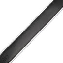 Levy's Amped Leather Series Guitar Strap (Black/White)