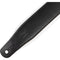 Levy's Amped Leather Series Guitar Strap (Black/White)