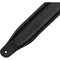 Levy's Amped Leather Series Guitar Strap (White/Black)
