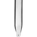 Levy's Amped Leather Series Guitar Strap (White/Black)