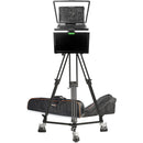 ikan 19" Widescreen Teleprompter with Talent Monitor, Tripod & Dolly Turnkey Kit