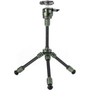 Tilta BT03E Carbon Fiber Tabletop Tripod with Ball Head and Extendable Center Column (Forest Green)