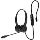 Adesso Xtream P4T-TAA Headset with Push-to-Talk (Black)