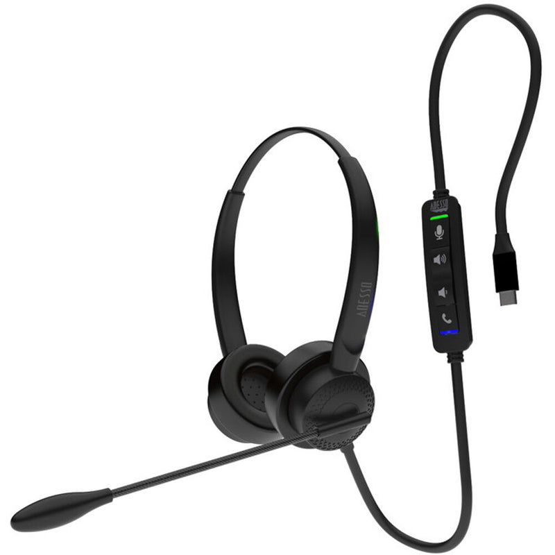 Adesso Xtream P4T-TAA Headset with Push-to-Talk (Black)