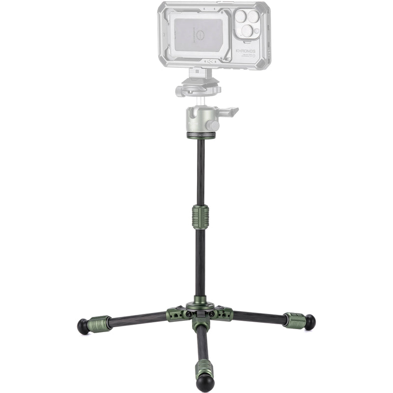 Tilta BT03E Carbon Fiber Tabletop Tripod with Ball Head and Extendable Center Column (Forest Green)