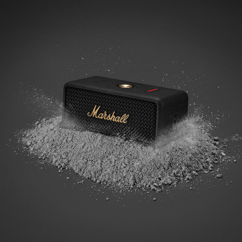 Marshall Emberton III Portable Waterproof Wireless Speaker (Black & Brass)