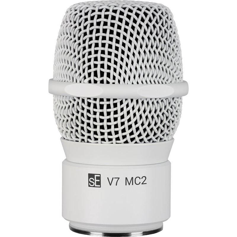 sE Electronics V7 MC2 Supercardioid Dynamic Microphone Capsule for Sennheiser Wireless Handheld Transmitters (White)