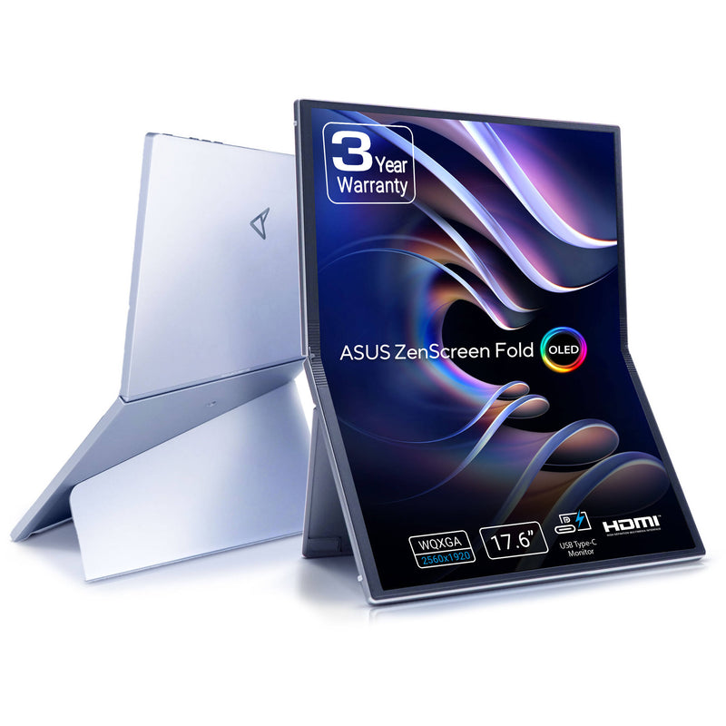 ASUS ZenScreen Fold OLED MQ17QH 17.3" QHD HDR Portable Monitor