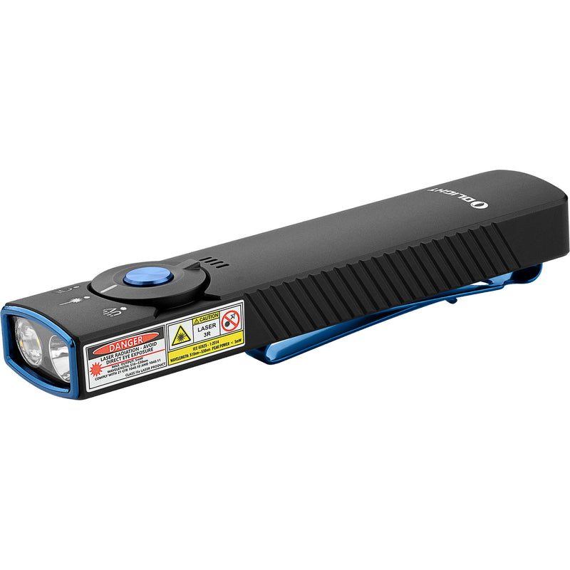 Olight Arkfeld Pro Class 3R Flashlight with LED Light, UV, and Laser (Black)