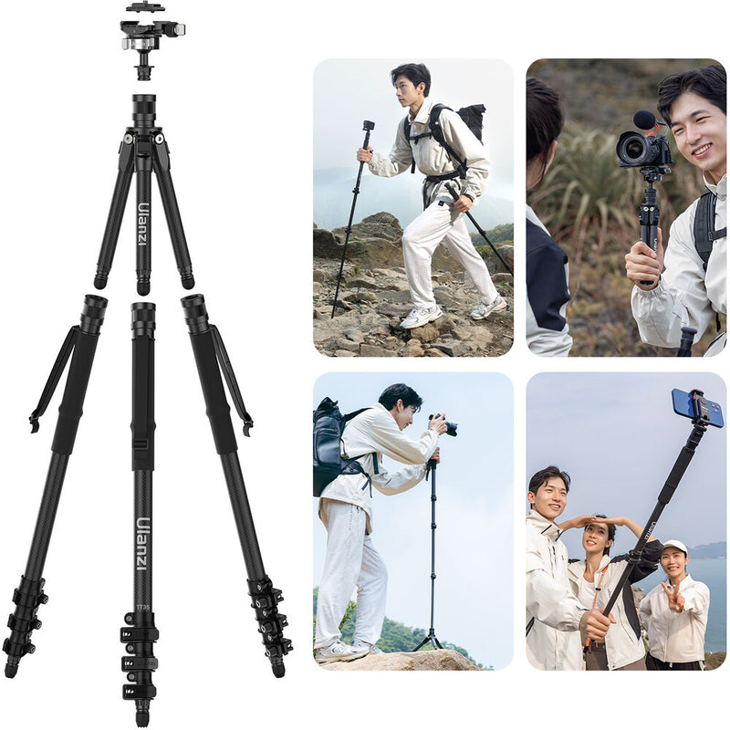 Ulanzi TT35 Hiking Pole Tripod with Ball Head Kit