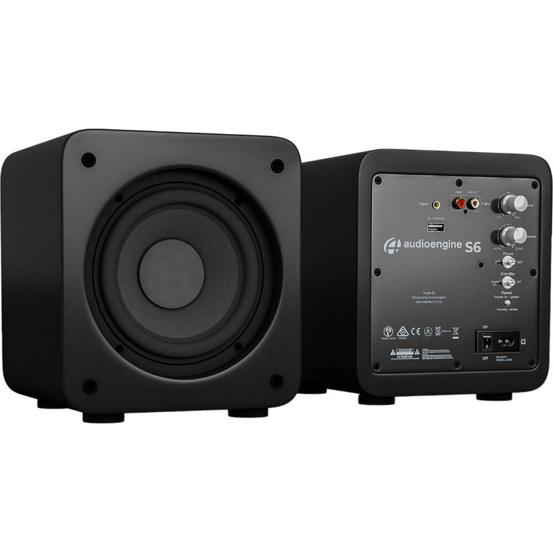 Audioengine S6 6" 210W Subwoofer (Satin Black)