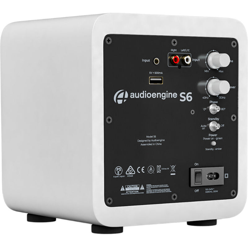Audioengine S6 6" 210W Subwoofer (White)