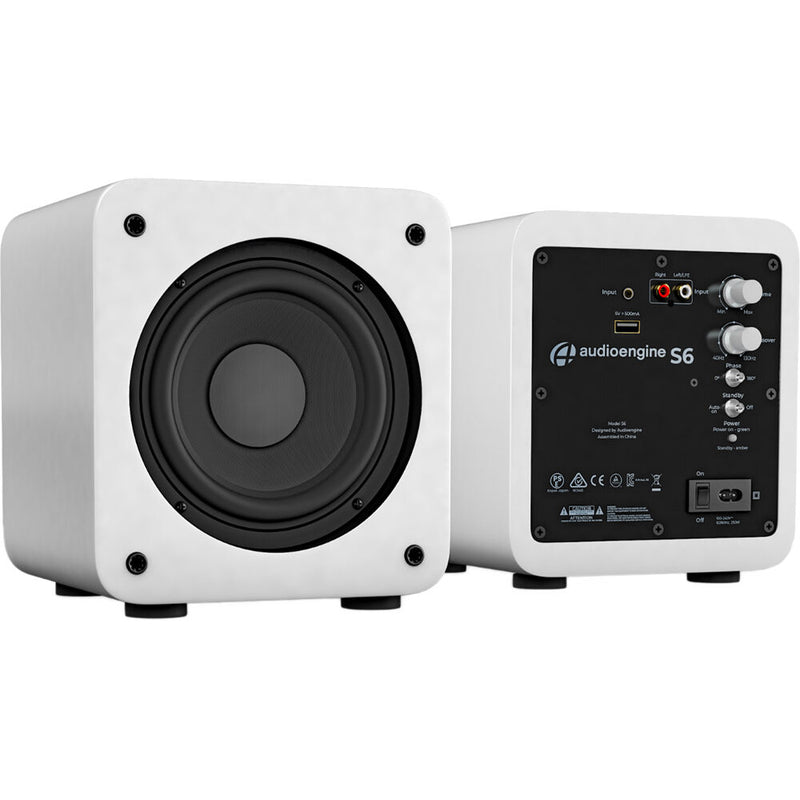 Audioengine S6 6" 210W Subwoofer (White)