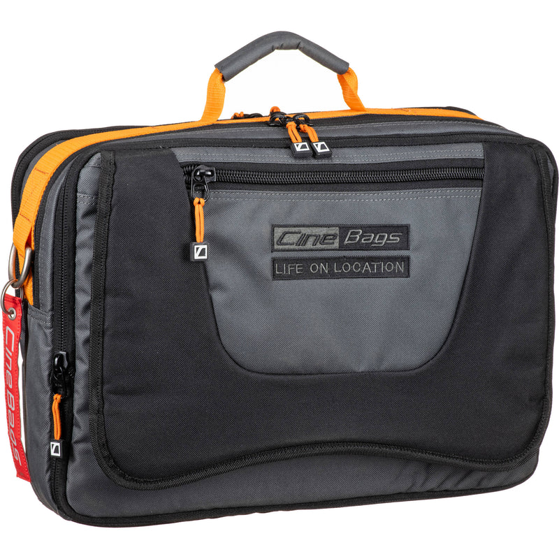 CineBags CB17 Laptop Bag (Black/Charcoal/Orange)