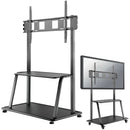 B-Tech Neomounts Height-Adjustable Rolling Floor Stand for 60 to 105" Displays (Black)