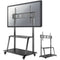 B-Tech Neomounts Height-Adjustable Rolling Floor Stand for 60 to 105" Displays (Black)
