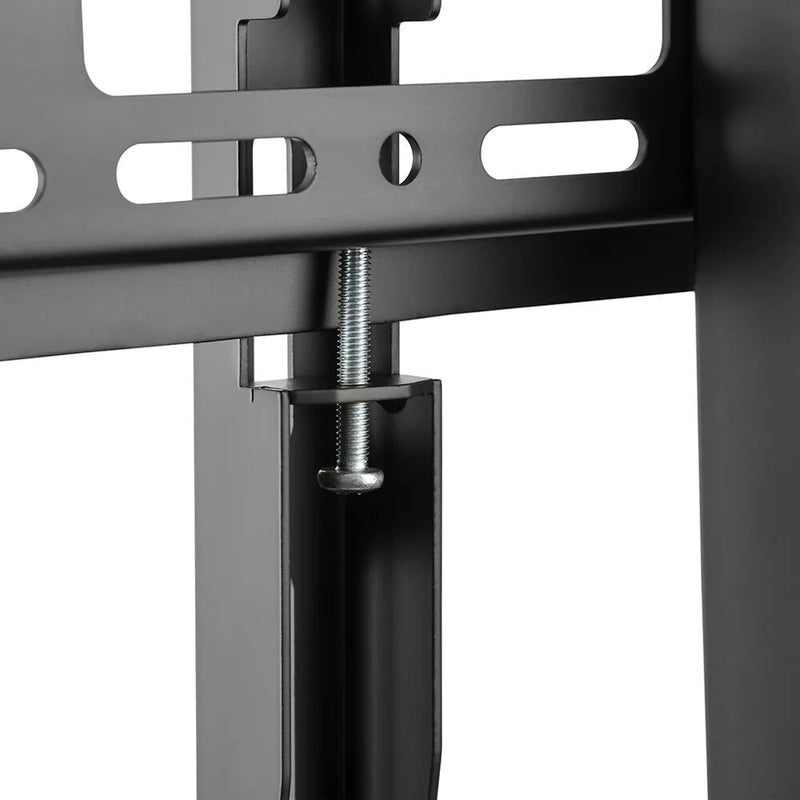 B-Tech Neomounts Height-Adjustable Rolling Floor Stand for 60 to 105" Displays (Black)