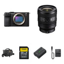 Sony a7CR Mirrorless Camera with 16-25mm f/2.8 Lens and Essentials+ Kit (Black)
