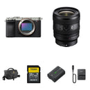 Sony a7CR Mirrorless Camera with 16-25mm f/2.8 Lens and Essentials+ Kit (Silver)