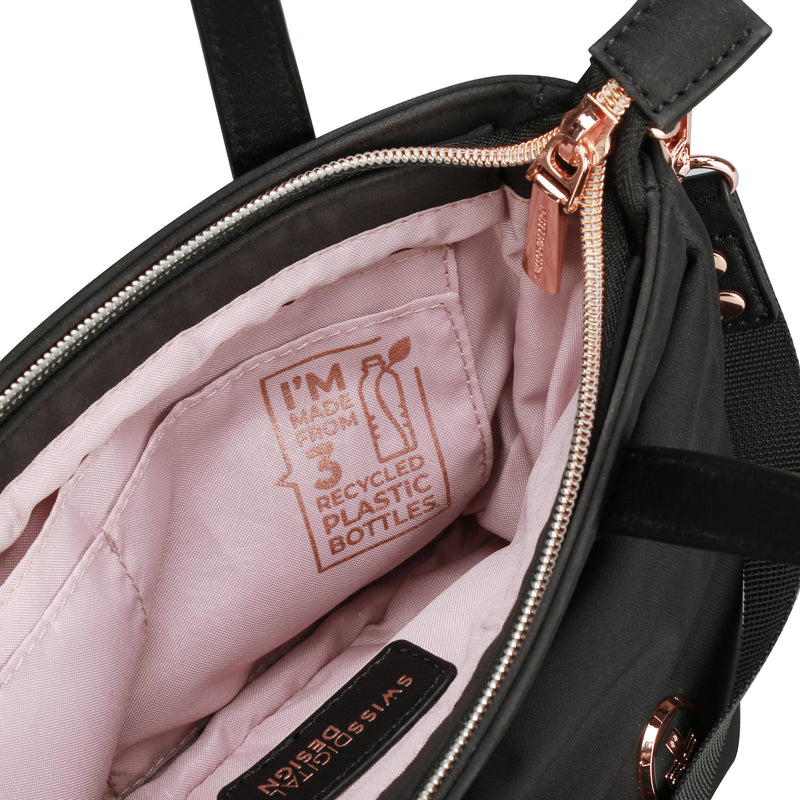 Swissdigital KATY ROSE NG Mini Tote Bag (Black, 3L)