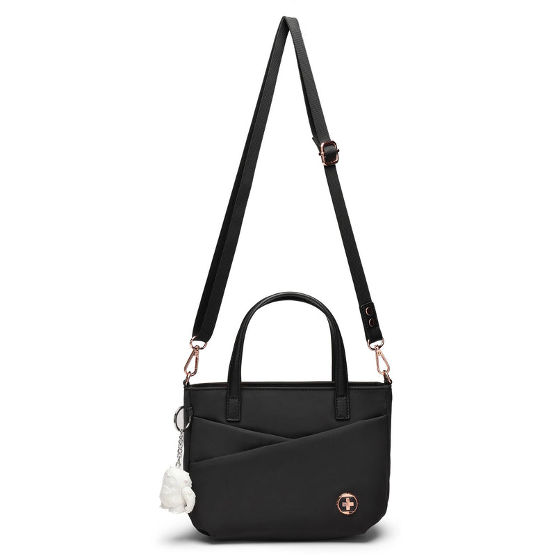 Swissdigital KATY ROSE NG Mini Tote Bag (Black, 3L)