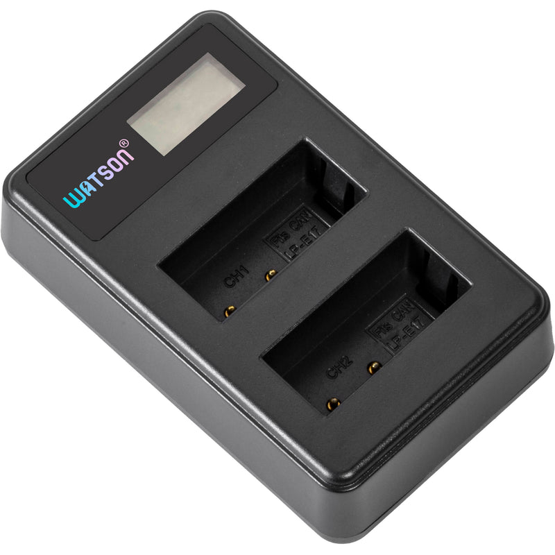 Watson Mini Duo USB-C Charger for Canon LP-E17 Batteries