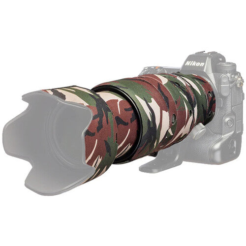 easyCover Lens Oak Neoprene Cover for Nikon Z 400mm f/4.5 VR S Lens (Green Camouflage)