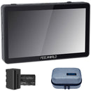 FeelWorld F6 Plus V2 Monitor with ANP75 Battery and AMC5 Bag Kit