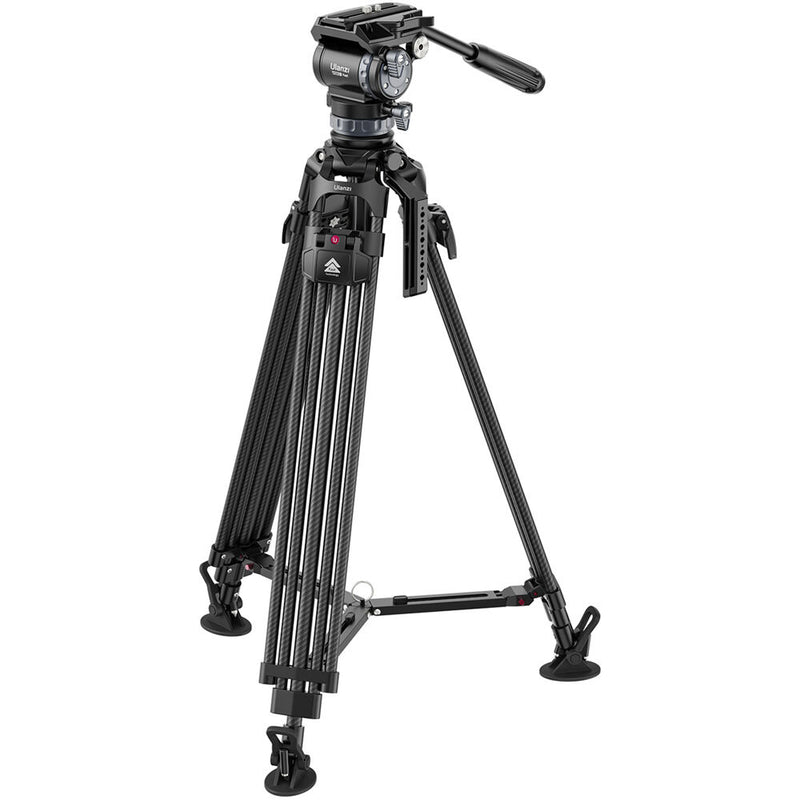 Ulanzi VideoFast Heavy-Duty Tripod with Fluid Head (Carbon Fiber)