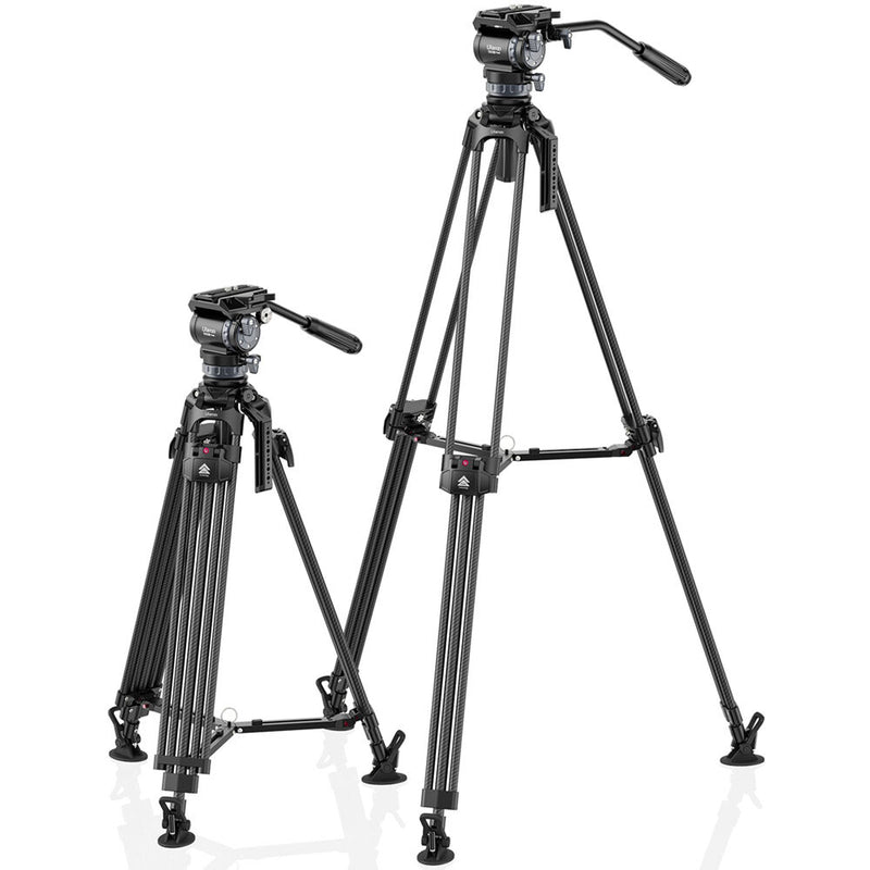 Ulanzi VideoFast Heavy-Duty Tripod with Fluid Head (Carbon Fiber)