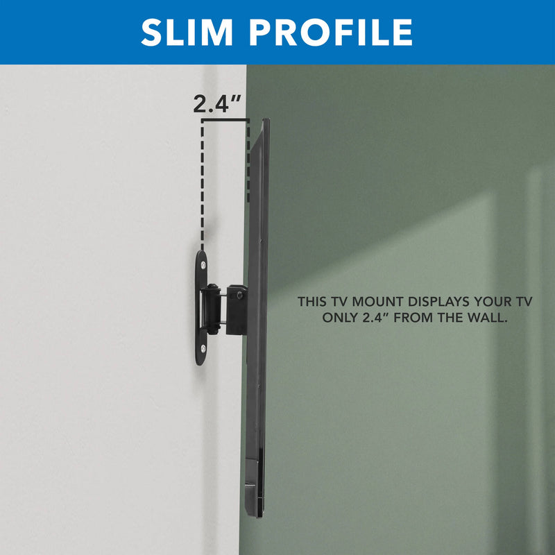 Mount-It! MI-2829XL Compact Full-Motion TV Wall Mount for up to 50" Displays