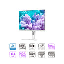 Gigabyte M27QA ICE 27" 1440p HDR 180 Hz Gaming Monitor (White)