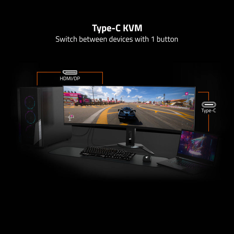 Gigabyte M27QA ICE 27" 1440p HDR 180 Hz Gaming Monitor (White)