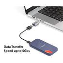 EZQuest USB-C to USB-A 3.0 Mini Adapter (2-Pack)