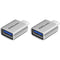 EZQuest USB-C to USB-A 3.0 Mini Adapter (2-Pack)