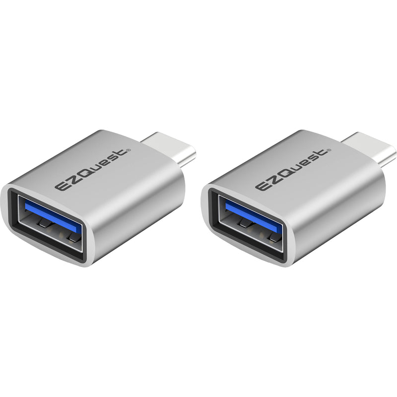EZQuest USB-C to USB-A 3.0 Mini Adapter (2-Pack)