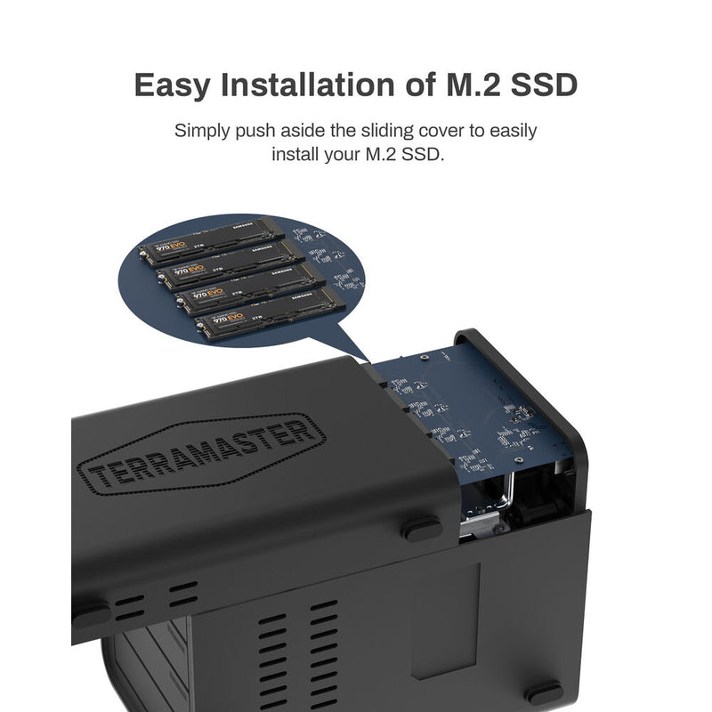TerraMaster D8 Hybrid 8-Bay USB 3.2 Gen 2 RAID Enclosure