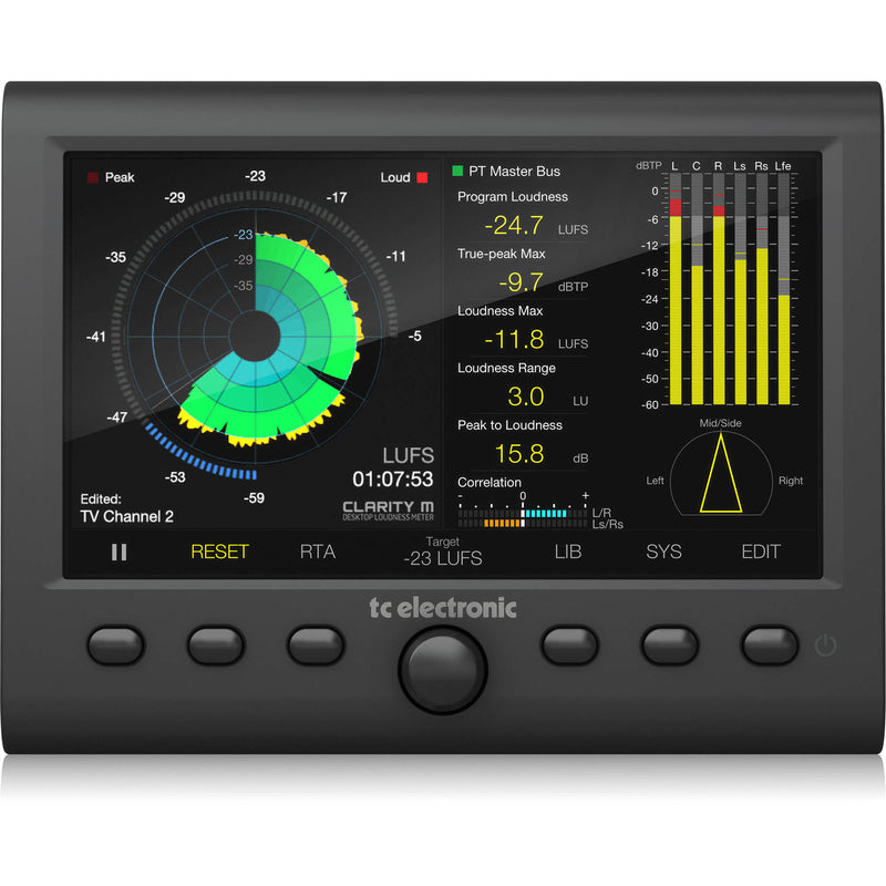TC Electronic Clarity M Multichannel Audio Loudness Meter