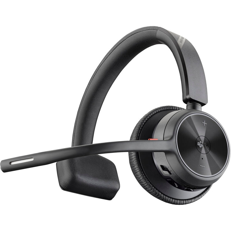 Poly Voyager 4310 Bluetooth Mono Headset with BT700 USB-A Dongle and Charging Stand (Microsoft Teams Certified)
