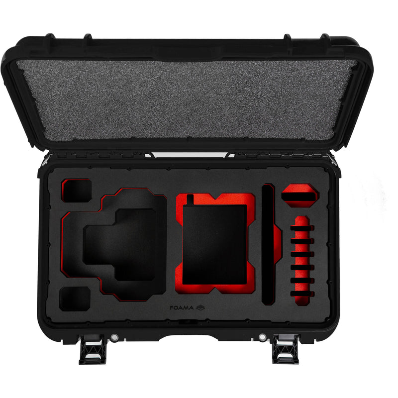 Foama N935 Carry-On Case for RED V-RAPTOR [X] (Black with Red Insert)
