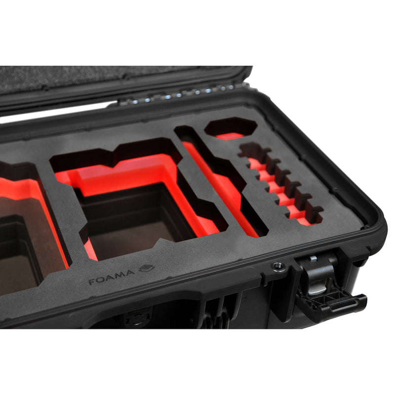 Foama N935 Carry-On Case for RED V-RAPTOR [X] (Black with Red Insert)