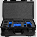 Foama N935 Carry-On Case for RED KOMODO-X (Black with Blue Insert)
