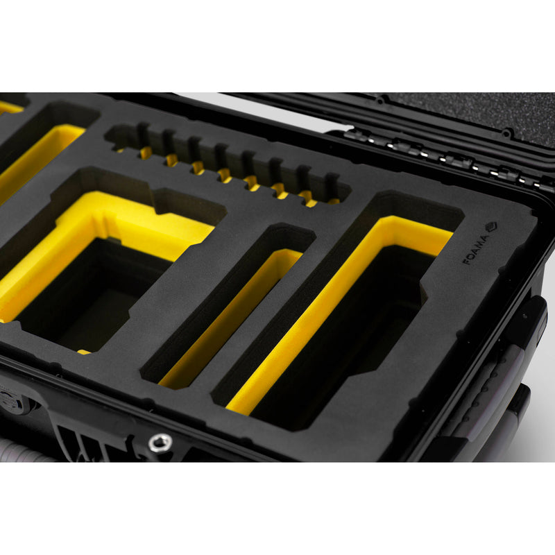 Foama N935 Carry-On Case for RED KOMODO-X (Black with Yellow Insert)