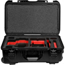 Foama N935 Carry-On Case for RED V-RAPTOR [X] (Black with Red Insert)